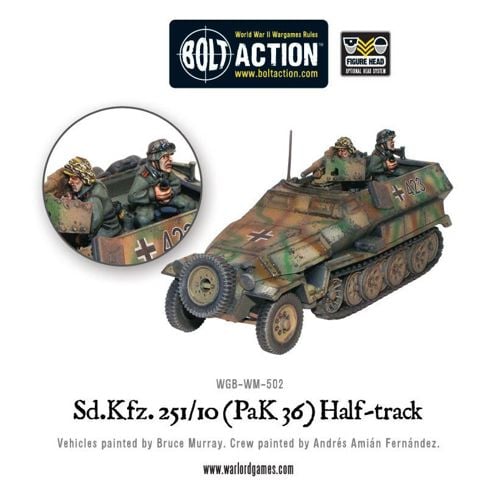 Sd.Kfz 251/10 Pak 36 Half-Track - Brand New
