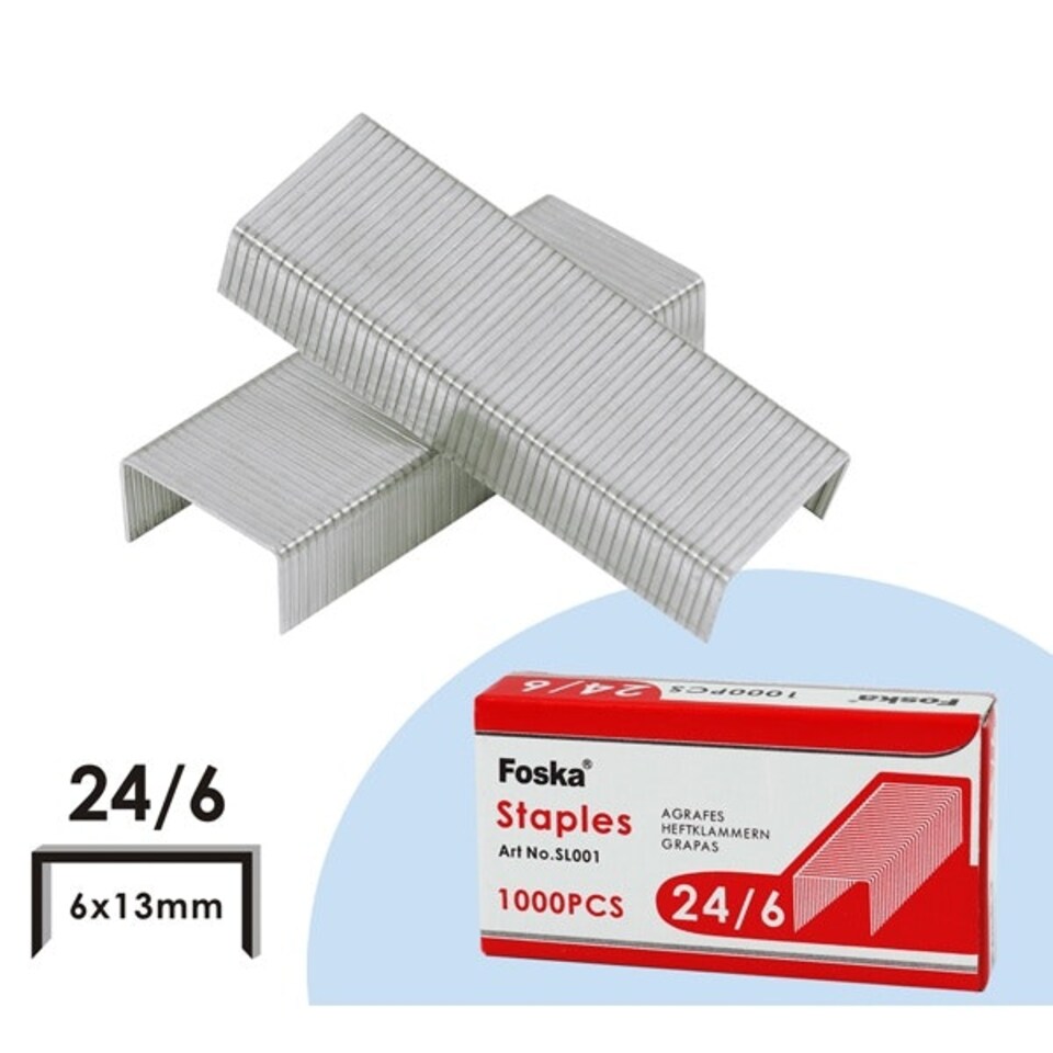 image 1 of Pack of 1000 24/6 Staples