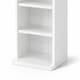 image 5 of 6 Tier White Wooden CD DVD Game Book Shelf Storage Tower Rack - Fits 102 CDs