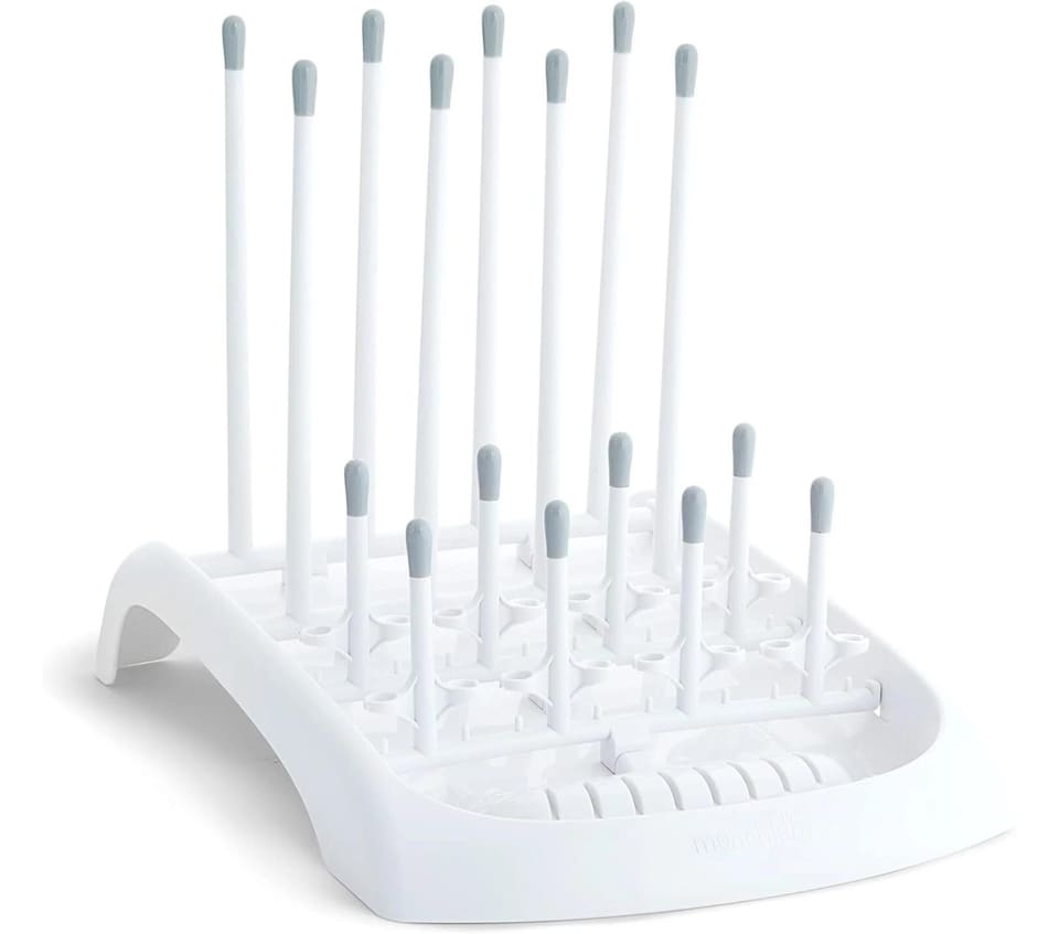image 1 of Munchkin Baby Bottle Holder With Folding Deluxe Baby Bottle Drying Rack Stand