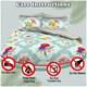 image 3 of VELVETIO Carmen Complete Duvet Cover Set with Fitted Sheet Soft Printed Bedding Bedset Multi | Double