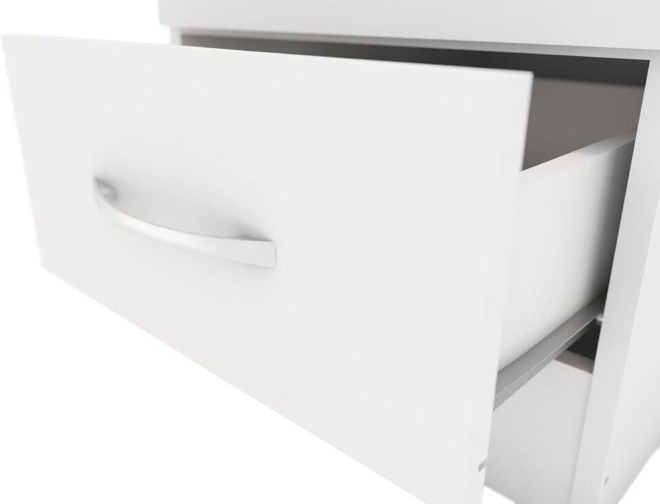 image 1 of Nevada 1 Door 1 Drawer Wardrobe | White