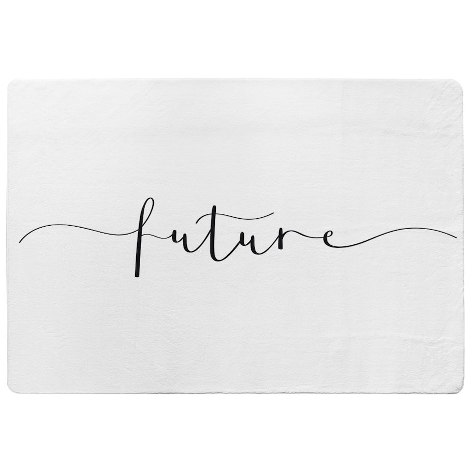image 1 of Text Future (Rug) White | M