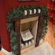 image 7 of 2.7m x 25cm Plain Green Christmas Garland with 200 Tips