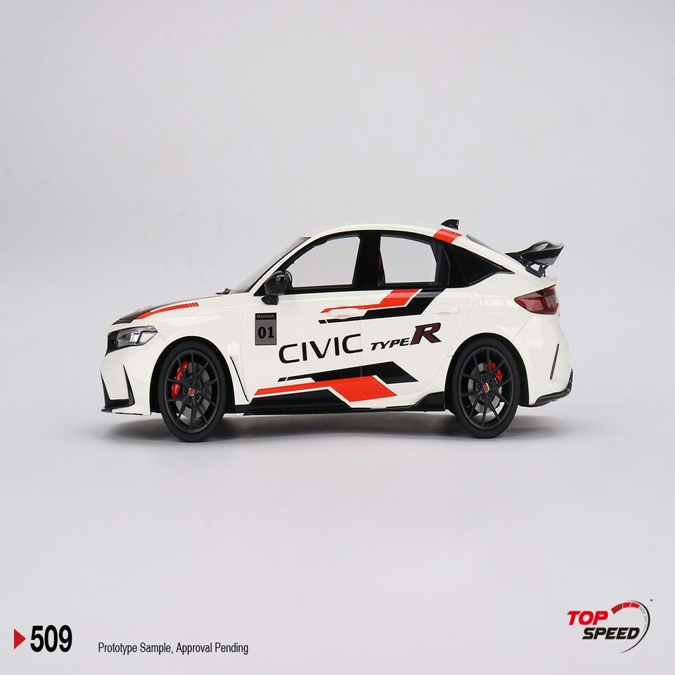 image 1 of Honda Civic Type R 2023 Honda Thanks Day Vietnam 1:18 Scale TSM TS0509