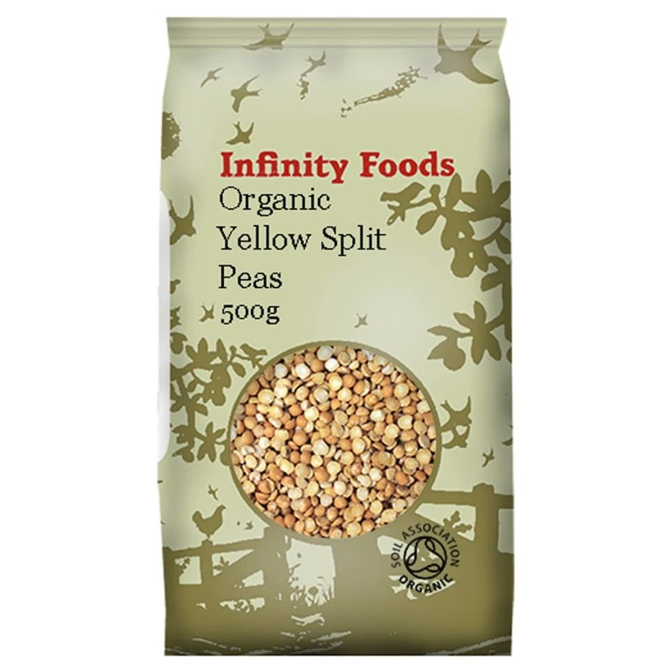 Organic Yellow Split Peas 500g (Infinity Foods)