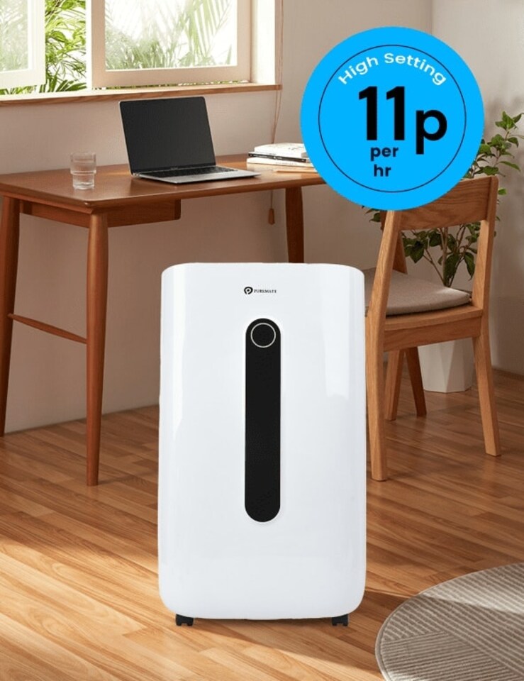 image 1 of 20 Litre Dehumidifier with air purifier Continuous Drainage Hose