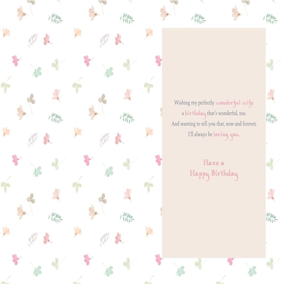 image 1 of Cute Country Companions Design Wife Birthday Card