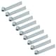 image 1 of HD Strap Tailgate Straight Hinge for 12.5mm Pins 160mm Long Zinc Plated 10pc Silver