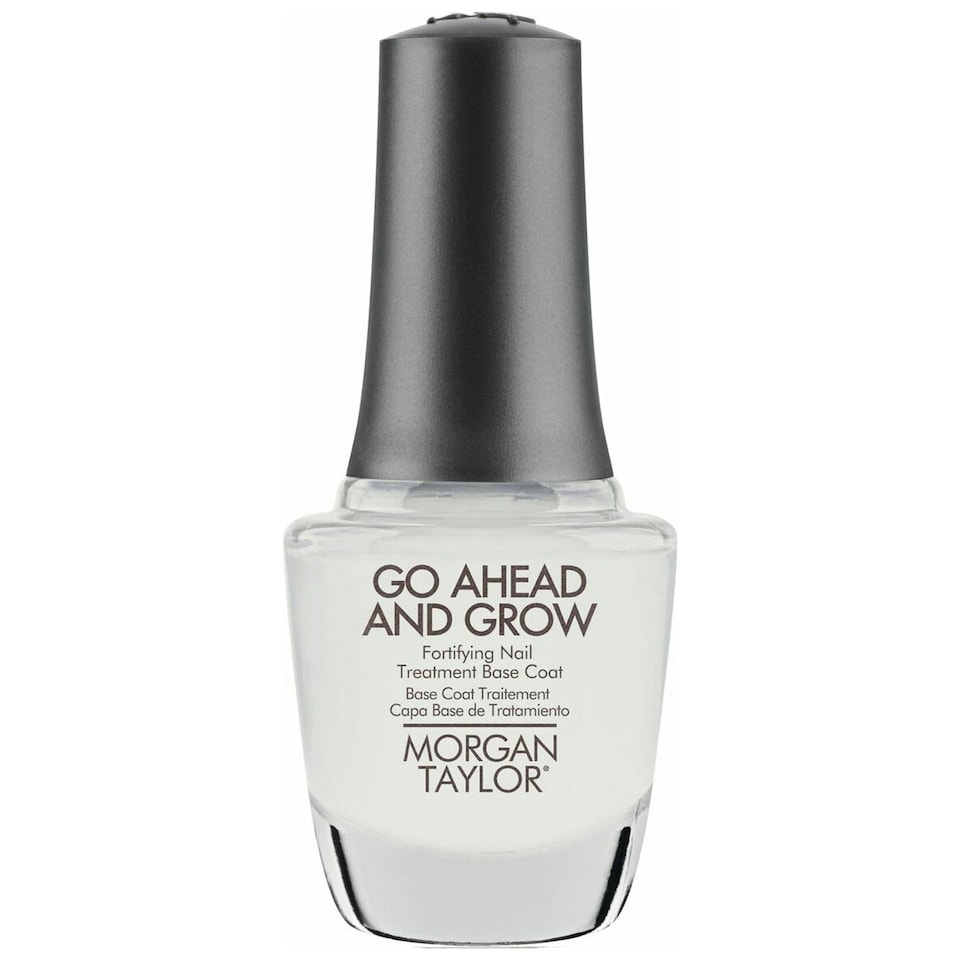 Morgan Taylor Go Ahead And Grow Base Coat 15ml Clear