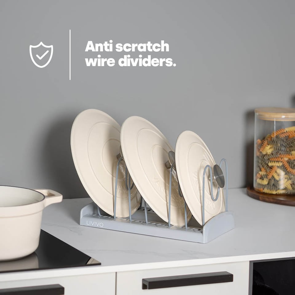 image 1 of Adjustable Saucepan Lid Holder