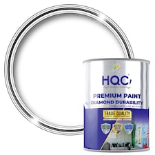 HQC Garden Paint - Best Weatherproof For All Outdoor Wood & Furniture - White - 5L