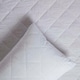 image 6 of Homescapes Cotton Rich Quilted Pillow Protectors - 80 x 80 cm - Pack of 4 White