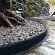 image 3 of Pack of 6 x 1m Flexi Border Garden Edging in Brown Brown