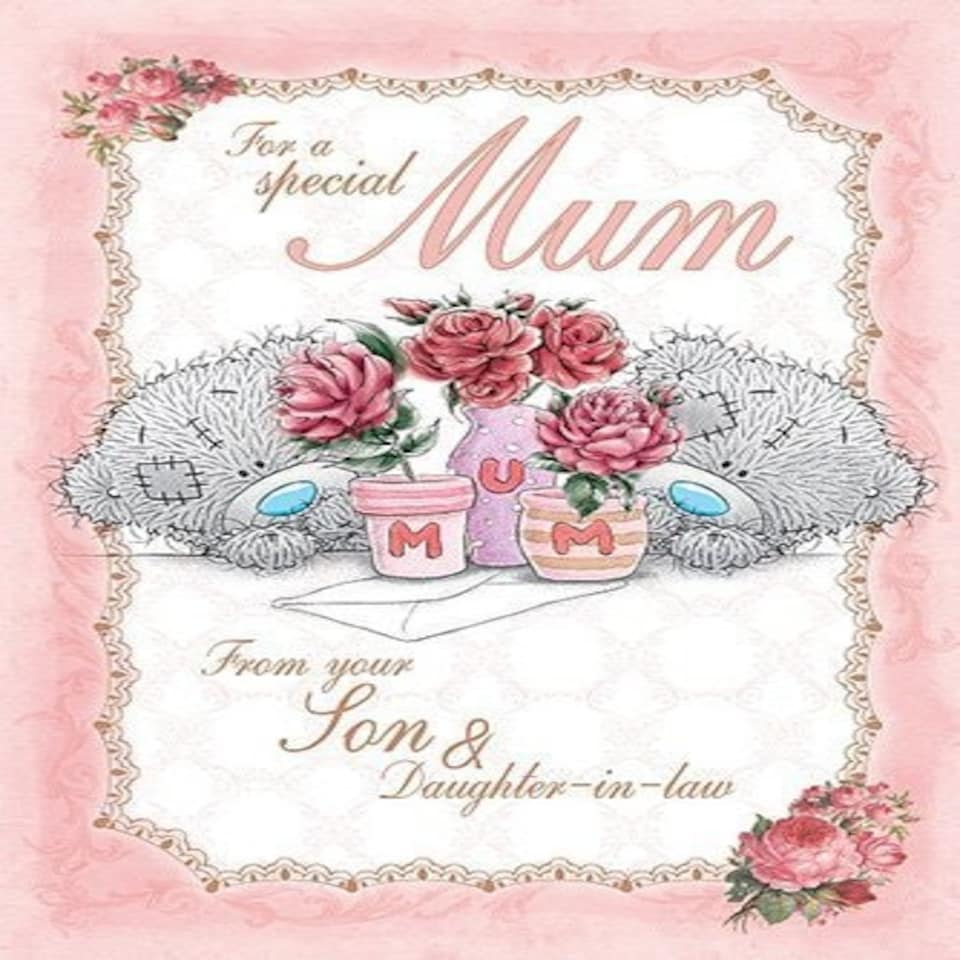image 1 of Me to You Special Mum Card From Son & Daughter In Law Tatty Teddy