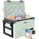 image 1 of Outsunny 42.5L Compressor Car Fridge Freezer, Camping Refrigerator | Green | Green, Black | 72.6 x 42.2 x 50 cm