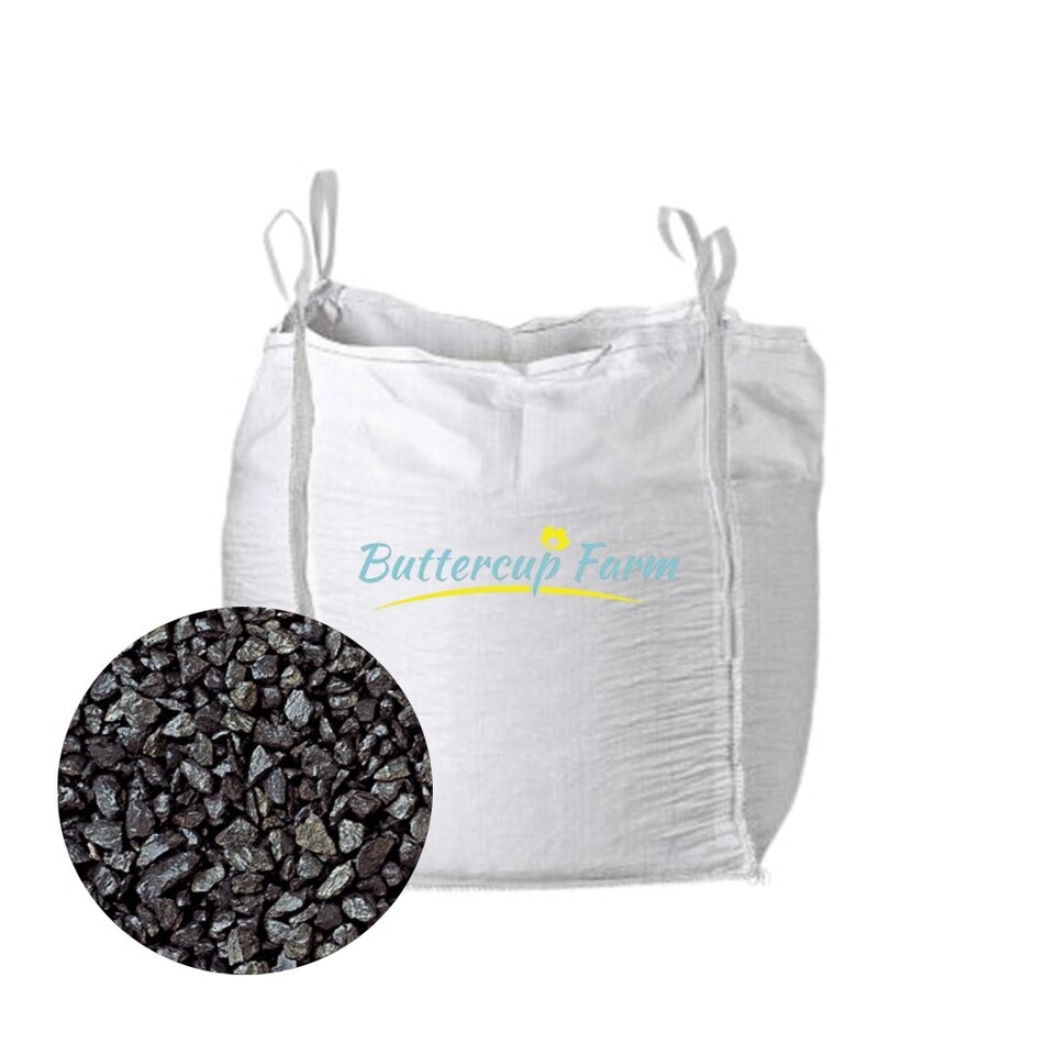 image 1 of Charcoal (Black) Chippings 14mm - Premium Aggregate Bulk Bag - 850 Kilos