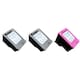 image 1 of 2x Ink Jungle 301 Black & 1x Colour Refilled Ink Cartridge - Replaces HP 301
