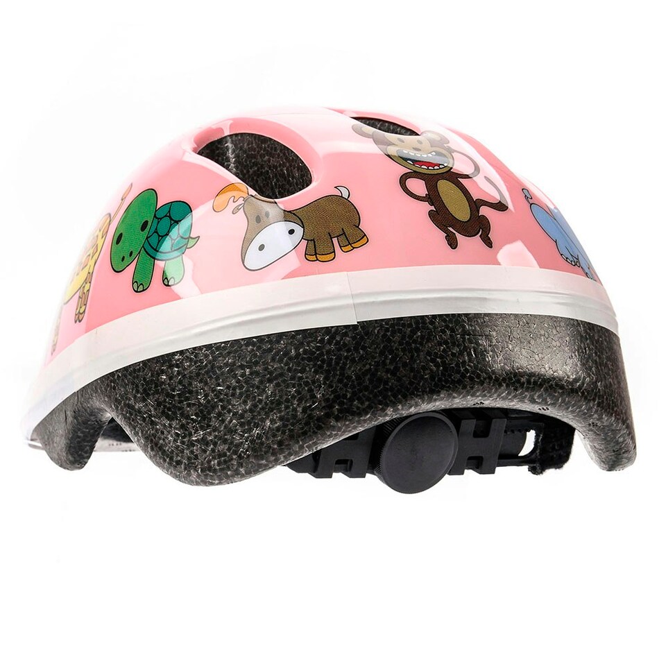 image 1 of Helmet for Kids Toddlers – Lightweight Adjustable Bike Helmet for Boys & Girls – Safety Crash Protection for Cycling, Scooter, Skateboard – MV62 Pink | Animals | XS