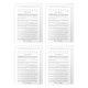 image 1 of Desiderata Poem Typography Art Cards Pack of 4 Max Ehrmann Greeting Cards