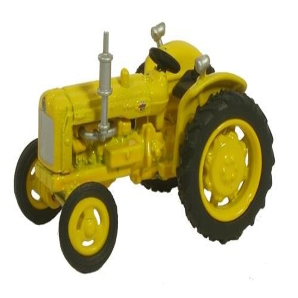 Oxford Diecast Fordson Tractor Yellow Highways