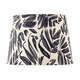 image 3 of Midnight Blue Palm Leaf Themed 25cm Drum Lampshade with Fabric Lining Blue