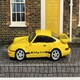 image 3 of Porsche 911 Turbo Yellow 1:64 Scale Tarmac Works Schuco T64S009YL