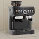 image 5 of HOMCOM Espresso Machine with Integrated Bean Grinder & Steam Wand, Bean to Cup Coffee Machine with 15 Bar Italian Pump, 2L Water Tank, Cappuccino Maker, Stainless Steel Black