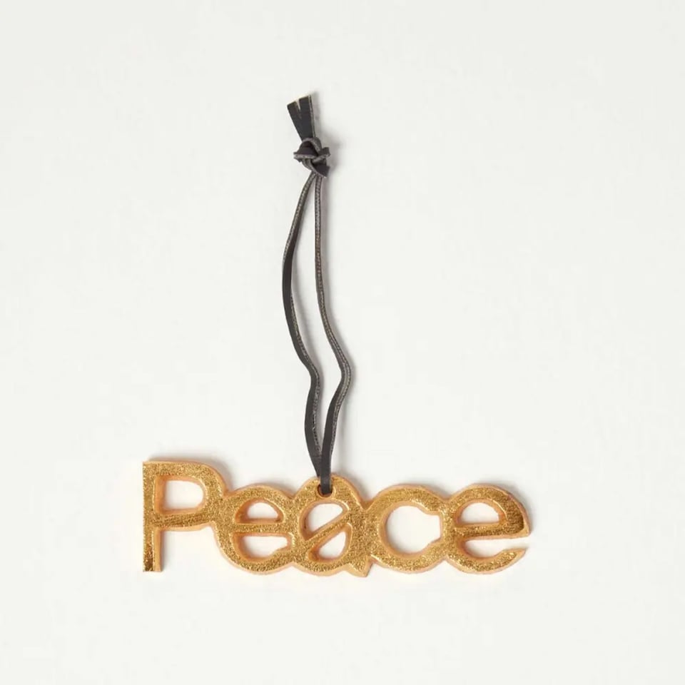image 1 of Homescapes Set of 12 Gold and Silver Christmas Tree Decorations