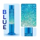 image 1 of Nova Baby Blue Glitter Lamp Blue