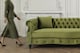 image 7 of Velvet Navy Blue 2 Seater Chesterfield Sofa RICHMOND