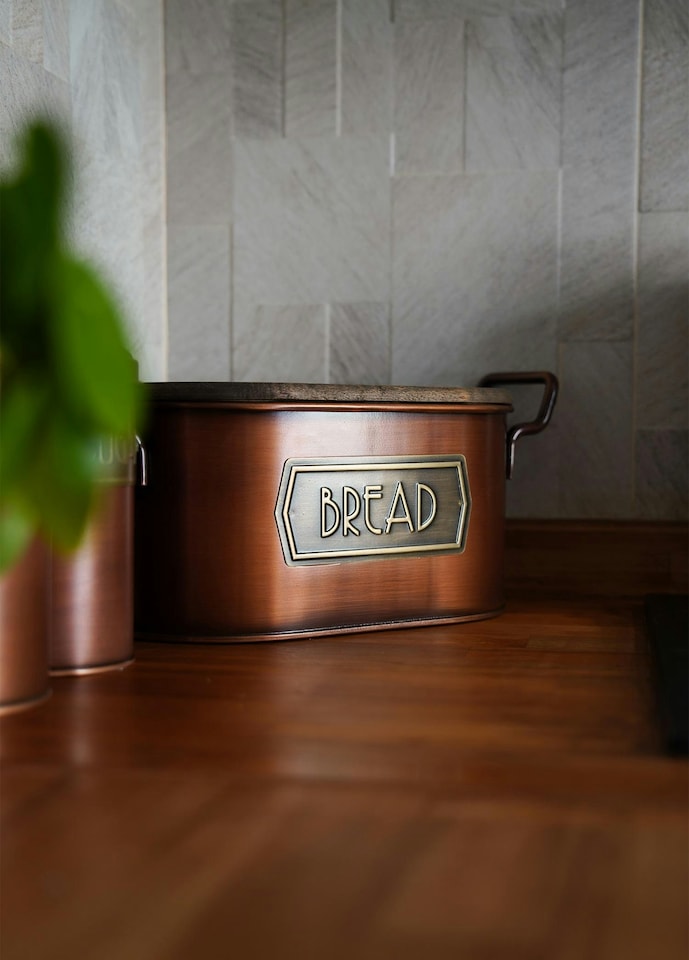 image 1 of Copper Bread Bin