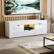 image 4 of Vida Designs Eclipse 2 Door 1 Drawer LED TV Unit Entertainment Stand, White