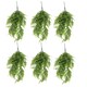 image 1 of Pack of 6 x Hanging UV and Fire Resistant Artificial Green Pothos Plant 85cm