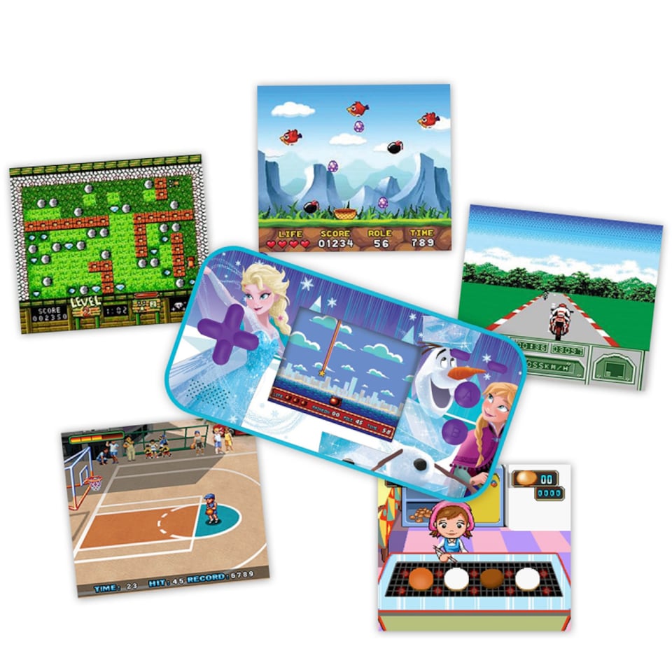 image 1 of Lexibook JL2367FZ Disney Frozen Handheld Console Compact Cyber Arcade 150 Games