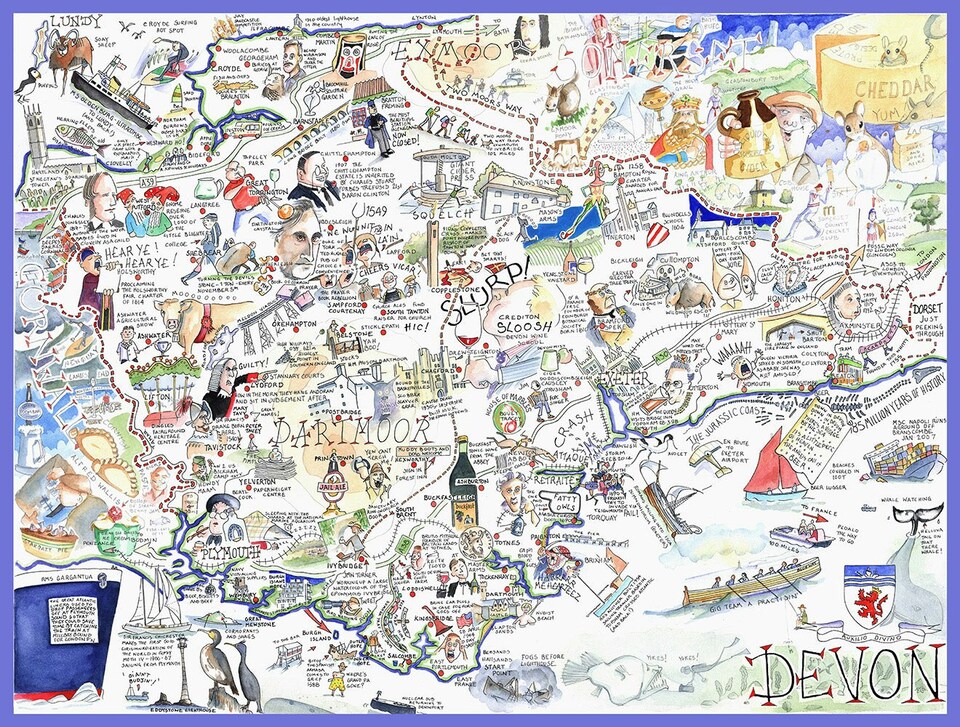 image 1 of Devon - Tim Bulmer 1000 piece Jigsaw