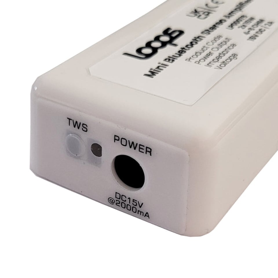 image 1 of Wireless Bluetooth Amplifier & 80W Background Speaker Kit Home Cinema HiFi Amp