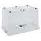 image 4 of URBNLIVING Clear Plastic Storage Box With Lid | Clear | 70 Litre - 2 Boxes