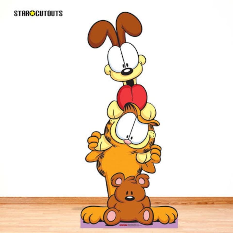 image 1 of Garfield Group Stack Lifesize Cardboard Cutout 191cm