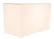 image 4 of Contemporary and Stylish White Linen Fabric Rectangular Lamp Shade | White | 12"