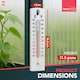 image 2 of 2pk Wall Thermometers – Indoor & Outdoor Temperature Monitors, Easy-Mount Design with Accurate Readings for Home & Greenhouse