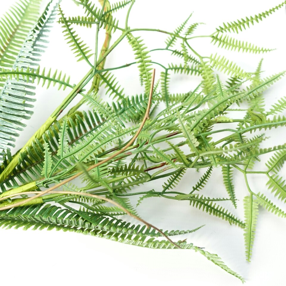 image 1 of 180cm Artificial Hanging Trailing Fern Garland Plant