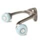 image 2 of Hammer & Tongs Grey Ceramic Ball Hat & Coat Hook - W30mm x H105mm - Raw