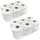 image 2 of Pack Of 24 Highly Absorbent White Embossed 2ply Centre Feed Paper Rolls
