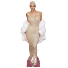 Kim Kardashian White Jacket Lifesize Cardboard Cutout 158cm