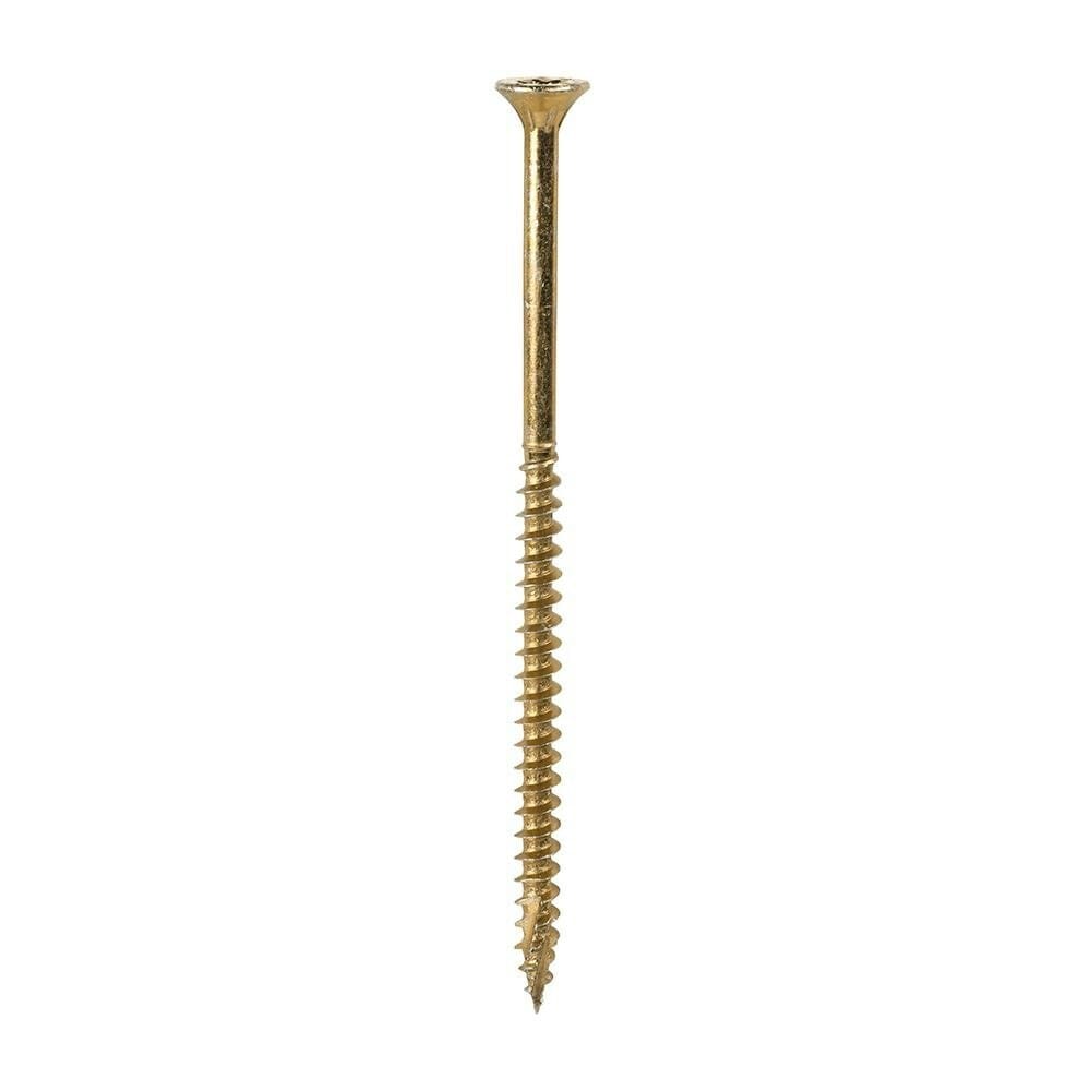 Timco - C2 Clamp-Fix Multi-Purpose Premium Screws - TX - Double Countersunk - Yellow (Size 4.0 x 80 - 200 Pieces)