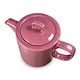 image 4 of Scandi Home Oslo Pink Artisan Glaze Ceramic 1L Infuser Teapot