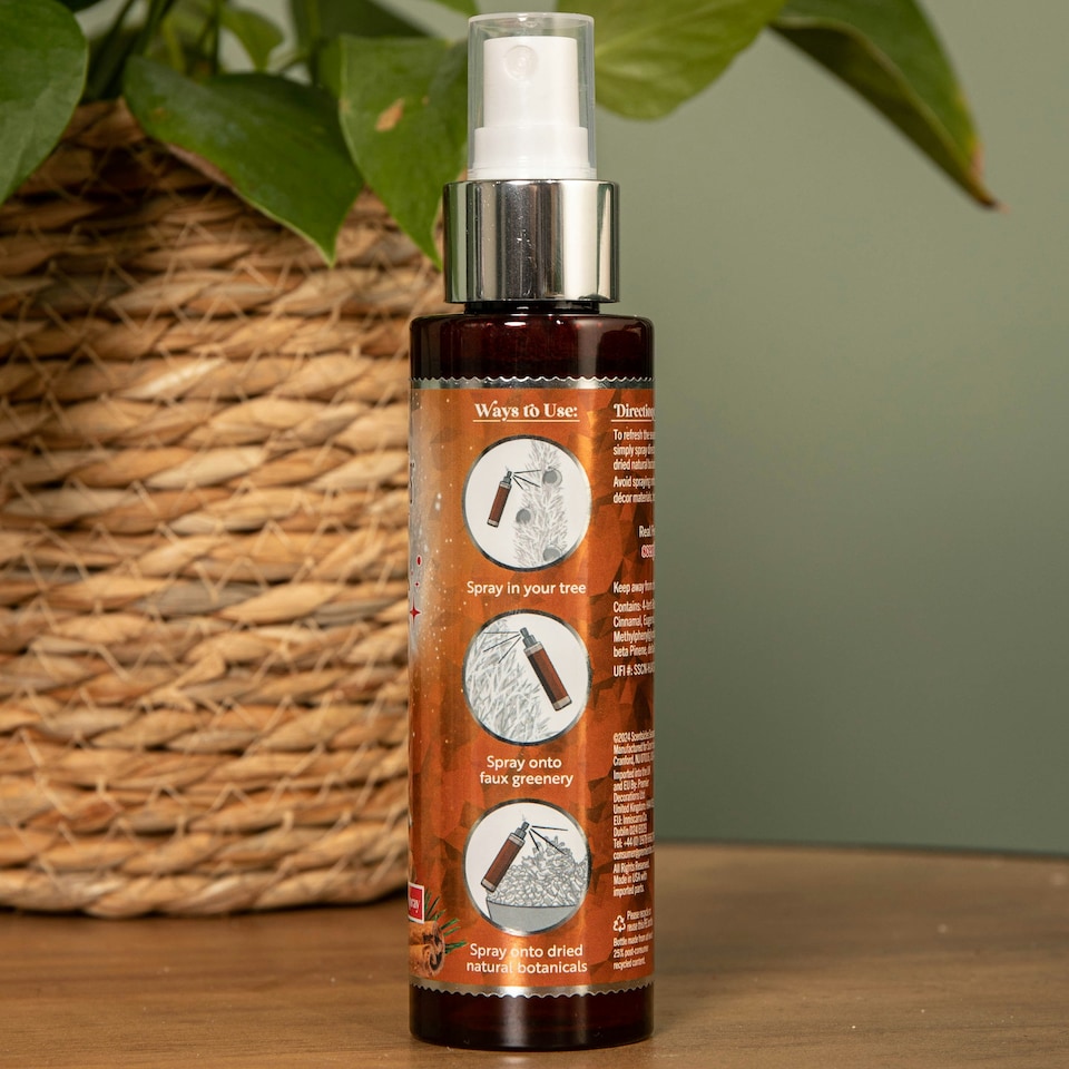 image 1 of 114ml Spiced Pinecone Scentsicles Christmas Decoration Spray Mist