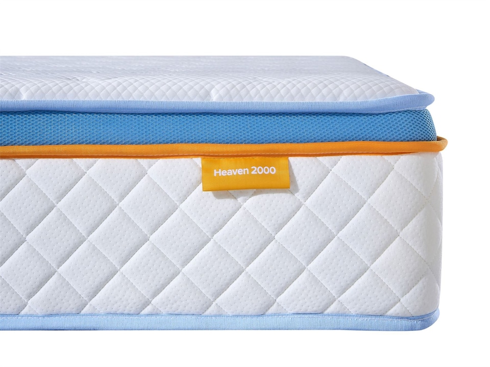 image 1 of Sleepsoul Heaven 2000 Pocket Gel Hybrid Mattress Single | White | Single