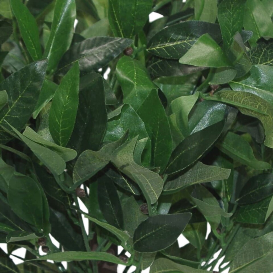 image 1 of 50cm Dwarf Artificial Bay Tree Laurel Topiary Bush | Green | One Size